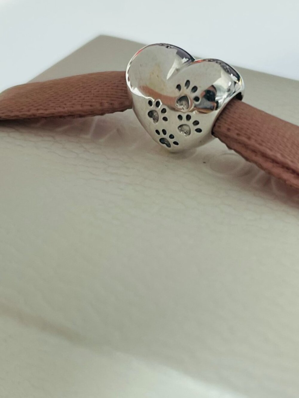 Authentic Pandora My Sweet Pet Heart Charm Cat Dog Paw Charm